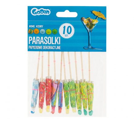 Dáždničky papierové dekoračné, 10cm 10ks