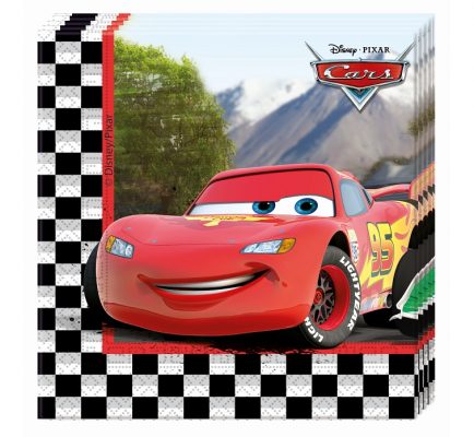 Papierové obrúsky CARS 33x33, 20ks