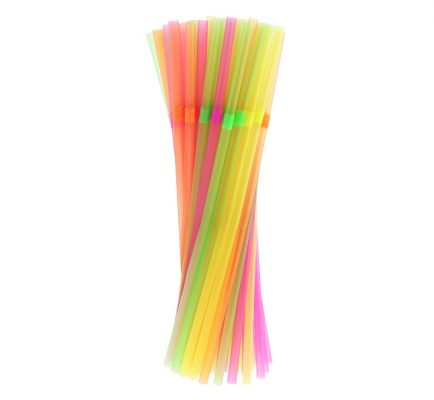 Slamky lámané 5x210mm 40ks neon