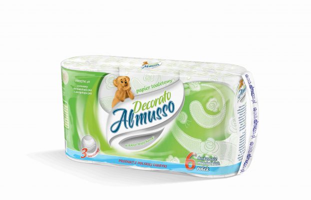 Toaletný papier DECORATO 6ks green