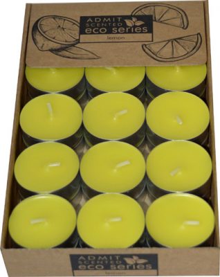 sviečka čajová 30ks lemon